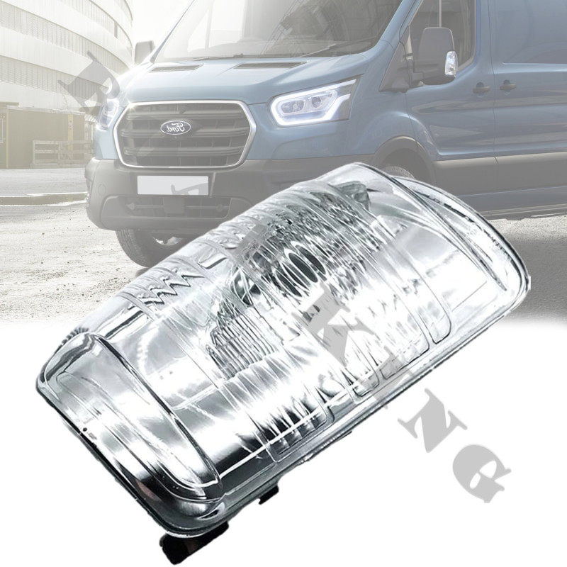 Мигач за огледало Ford Transit 2013-2019 Ляв, Бял с щипки